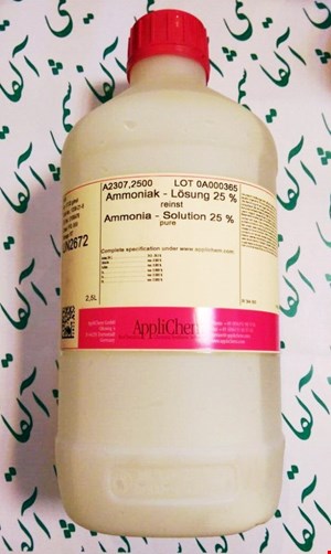 آمونیاک 25% اپلی کم, Ammonia - solution 25% pure