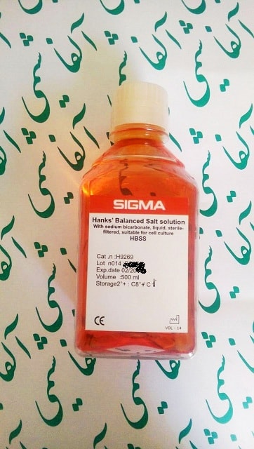 هنکس سیگماآلدریچ H9269 SIGMA hanks Hanks’ Balanced Salt solutionWith sodium bicarbonate, liquid, sterile-filtered, suitable for cell culture   