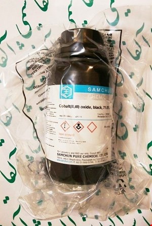 اکسید کبالت 2و3 مشکی سام چون کره  SAMCHUN C0861  Cobalt(II,III) oxide, black (Co3O4),>71.0% (T) 500g